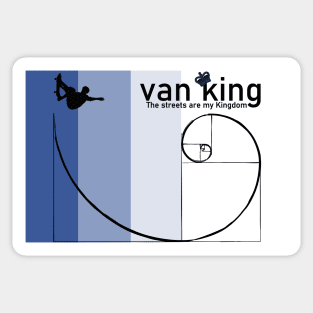 van King - Golden Ratio Sk8 - Blue Colors Sticker